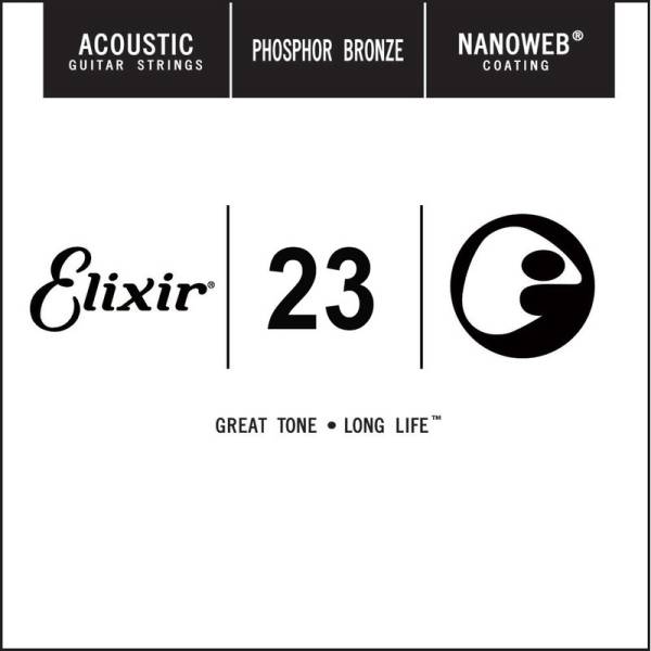Струна Elixir 14123 Nanoweb Phosphor Bronze .023