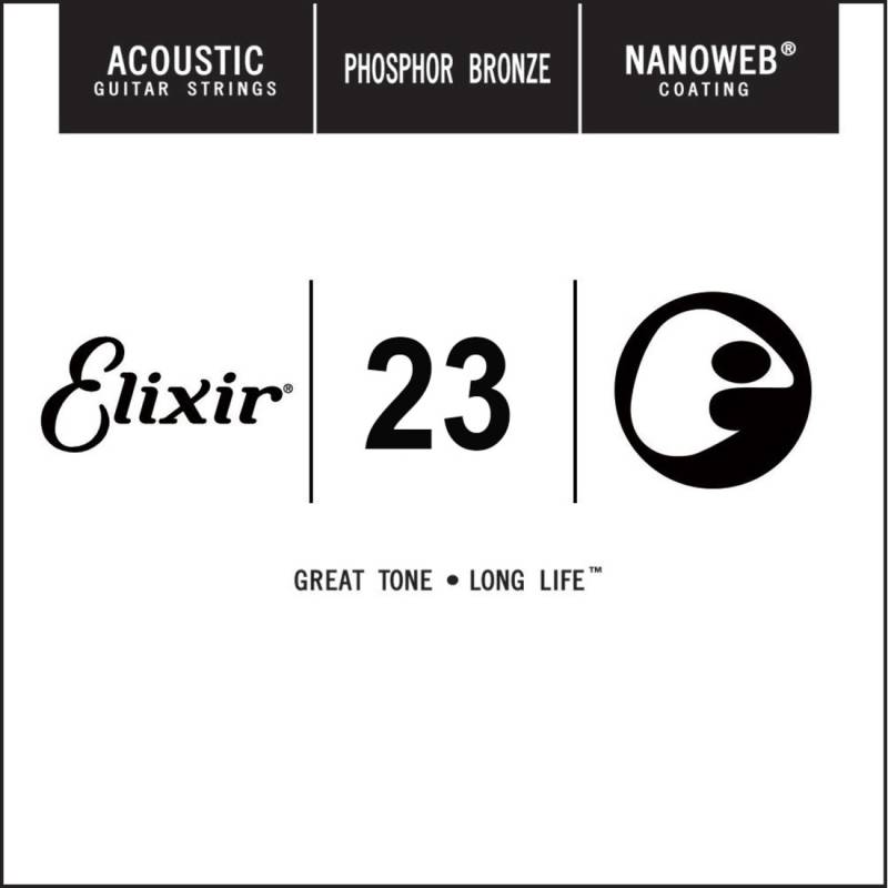 Струна Elixir 14123 Nanoweb Phosphor Bronze .023