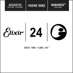 Струна Elixir 14124 Nanoweb Phosphor Bronze .024