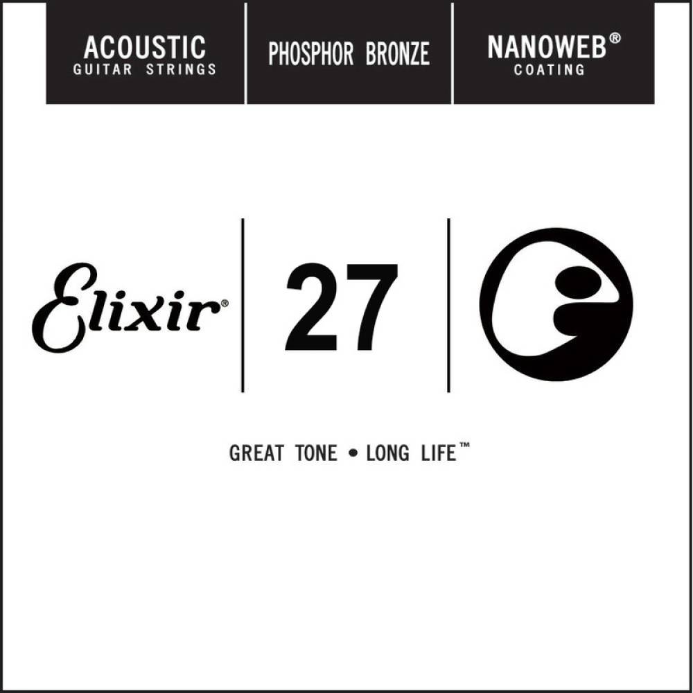 Струна Elixir 14127 Nanoweb Phosphor Bronze .027