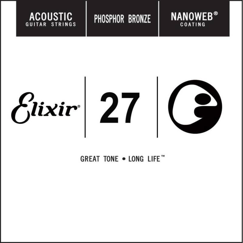 Струна Elixir 14127 Nanoweb Phosphor Bronze .027