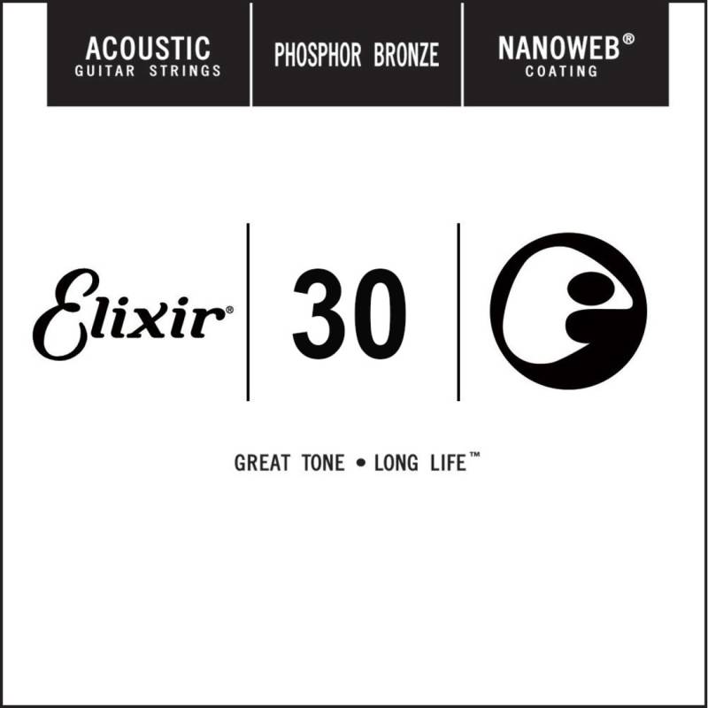 Струна Elixir 14130 Nanoweb Phosphor Bronze .030