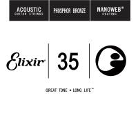 Струна Elixir 14135 Nanoweb Phosphor Bronze .035