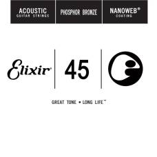 Струна Elixir 14145 Nanoweb Phosphor Bronze .045