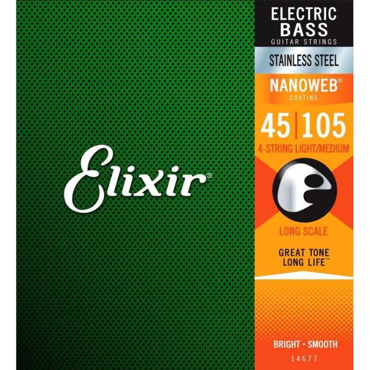 струни elixir для бас гітари