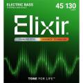 Струны для бас-гитары Elixir 14777 Nanoweb Coated Stainless Steel Light 5-Strings 45/130