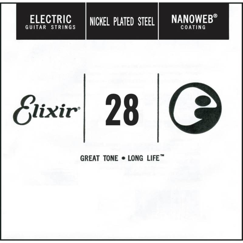 Струна Elixir 15228 Nanoweb Nickel Plated Steel .028