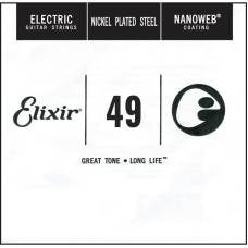 Струна Elixir 15249 Nanoweb Nickel Plated Steel .049