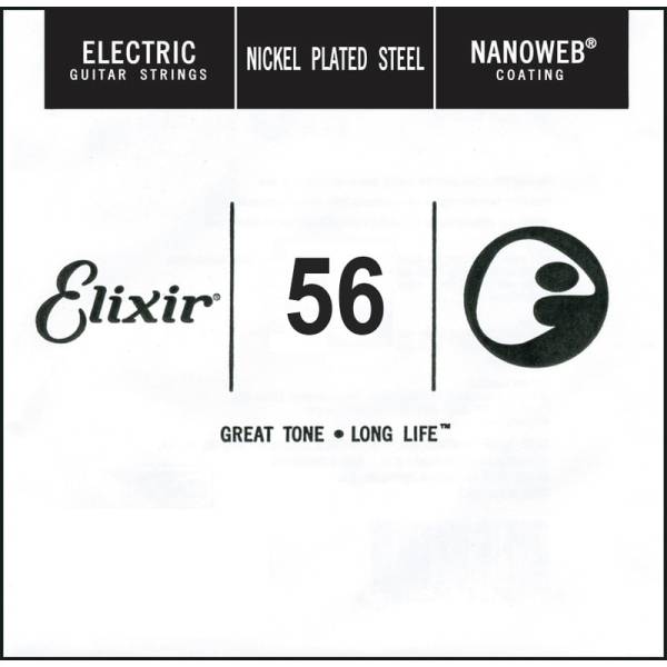 Струна Elixir 15256 Nanoweb Nickel Plated Steel .056