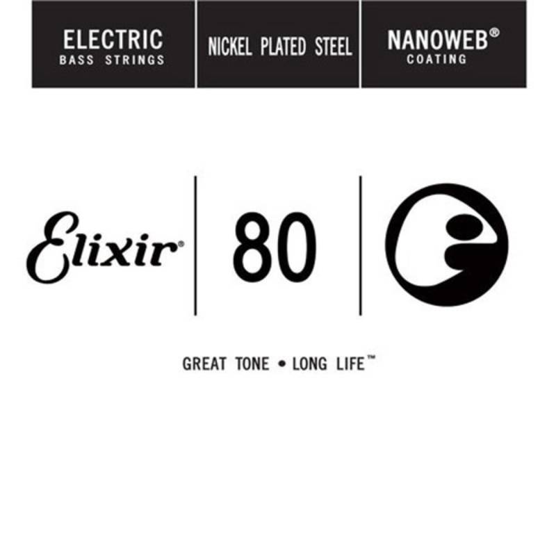 Струна Elixir 15380 Nanoweb Long Scale .080