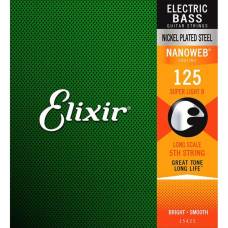Струна Elixir 15425 Nanoweb Coated Nickel Plated Steel Super Light B 125