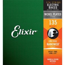 Струна Elixir 15435 Nanoweb Coated Nickel Plated Steel 5th 135 Medium B