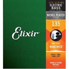 Струна Elixir 15435 Nanoweb Coated Nickel Plated Steel 5th 135 Medium B