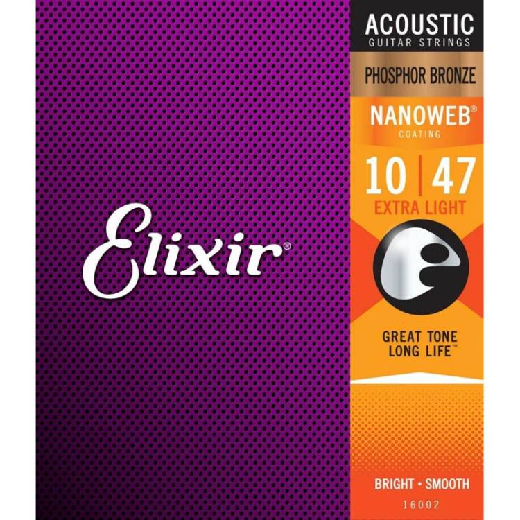 струни elixir для акустичної гітари
