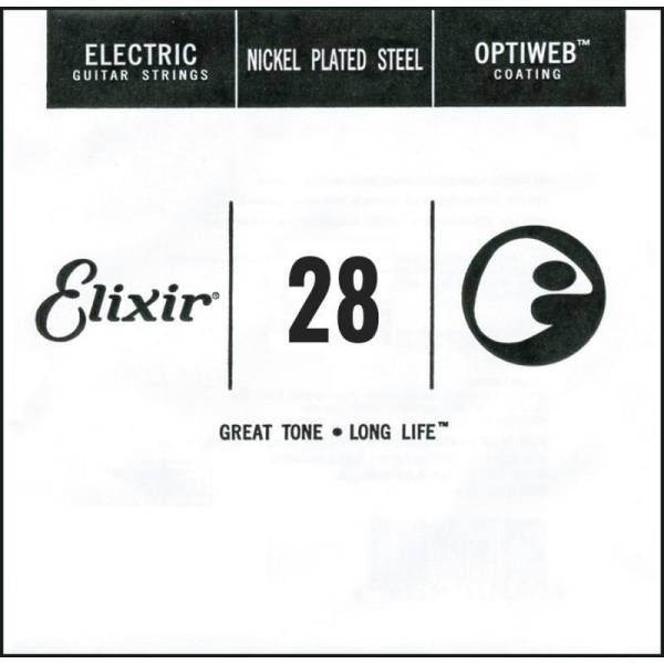 Струна Elixir 16228 Optiweb Nickel Plated Steel .028