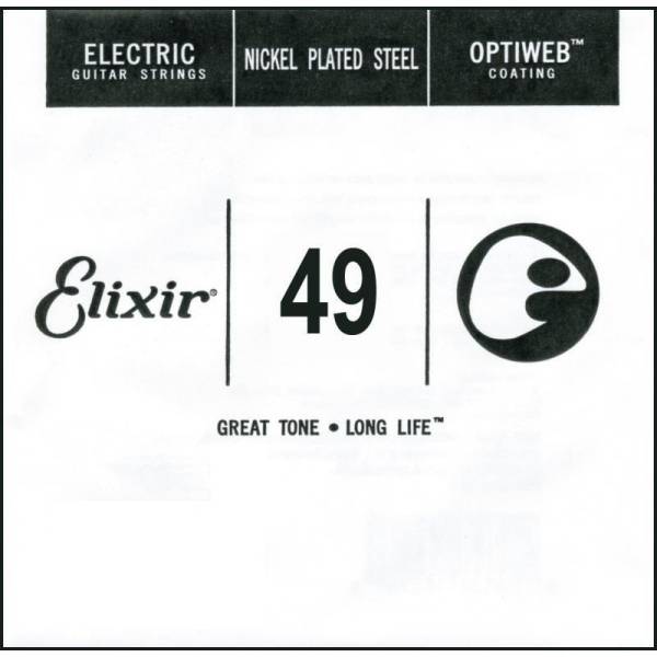 Струна Elixir 16249 Optiweb Nickel Plated Steel .049