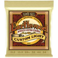 Струни для акустичної гітари Ernie Ball 2007 Earthwood 80/20 Bronze Light 11.5/54
