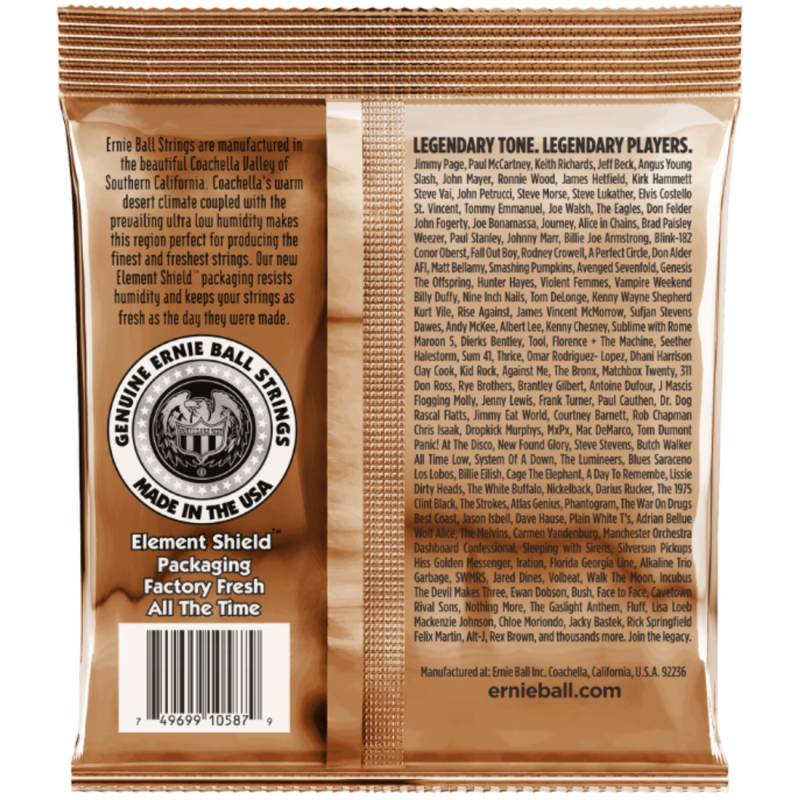 Струны для акустической гитары Ernie Ball 2145 Earthwood Phosphor Bronze 11.5/54