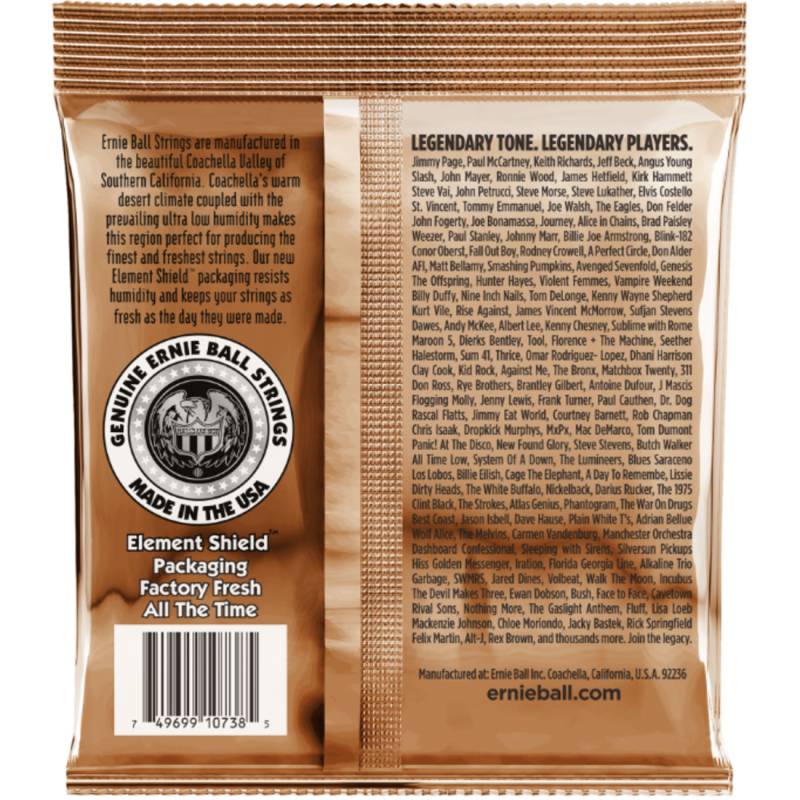 Струны для акустической гитары Ernie Ball 2152 Earthwood Phosphor Bronze 12-String Light 10/48