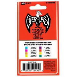 Медіатори Ernie Ball 9194 Red Everlast Guitar Player's Pack 1.14 mm (12 шт.)