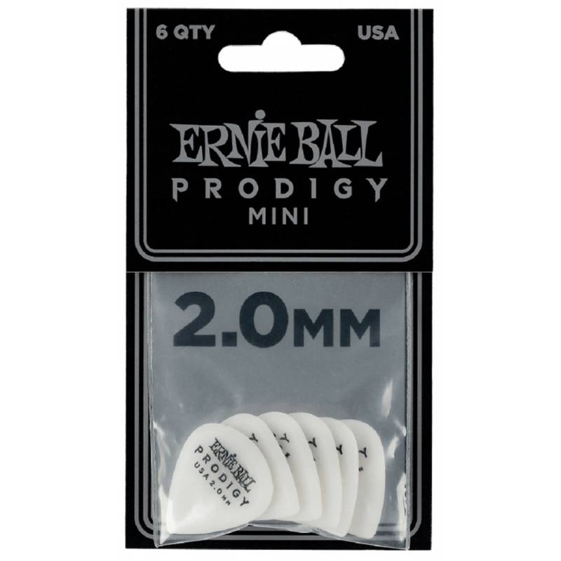 Медіатори Ernie Ball 9203 Prodigy Mini Player's Pack 2.0 mm (6 шт.)