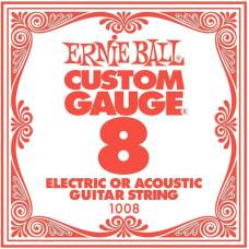 Струна Ernie Ball 1008 Plain Steel .008
