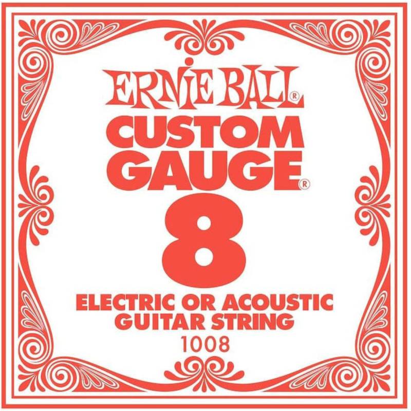 Струна Ernie Ball 1008 Plain Steel .008