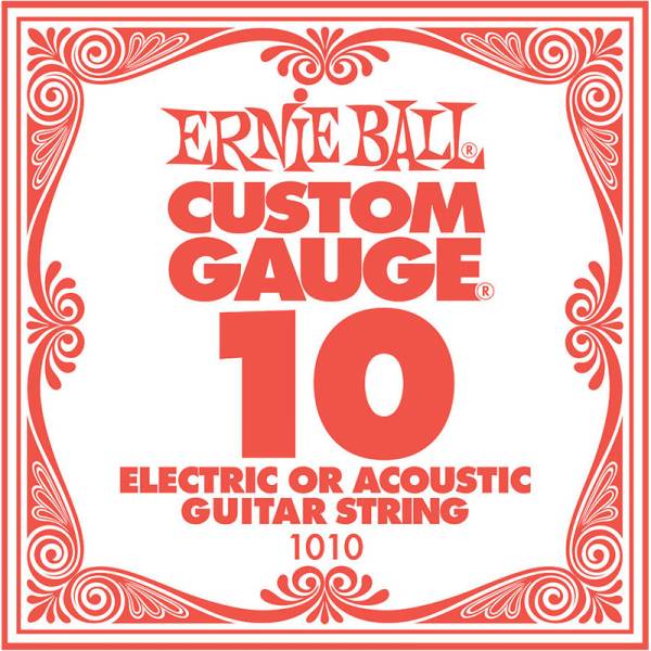 Струна Ernie Ball 1010 Plain Steel .010