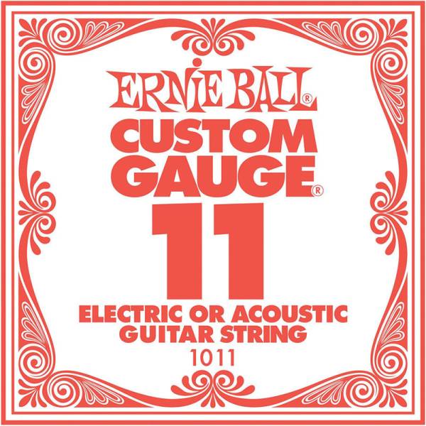 Струна Ernie Ball 1011 Plain Steel .011