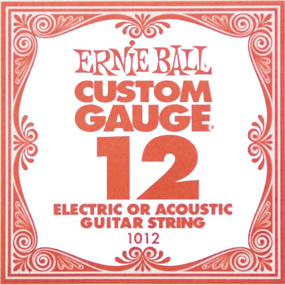 Струна Ernie Ball 1012 Plain Steel .012