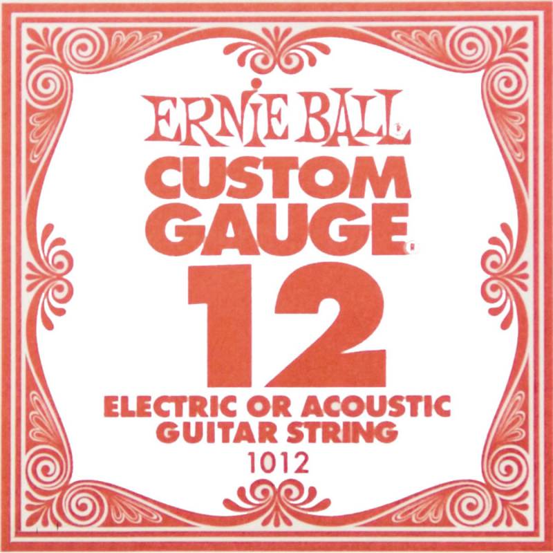 Струна Ernie Ball 1012 Plain Steel .012
