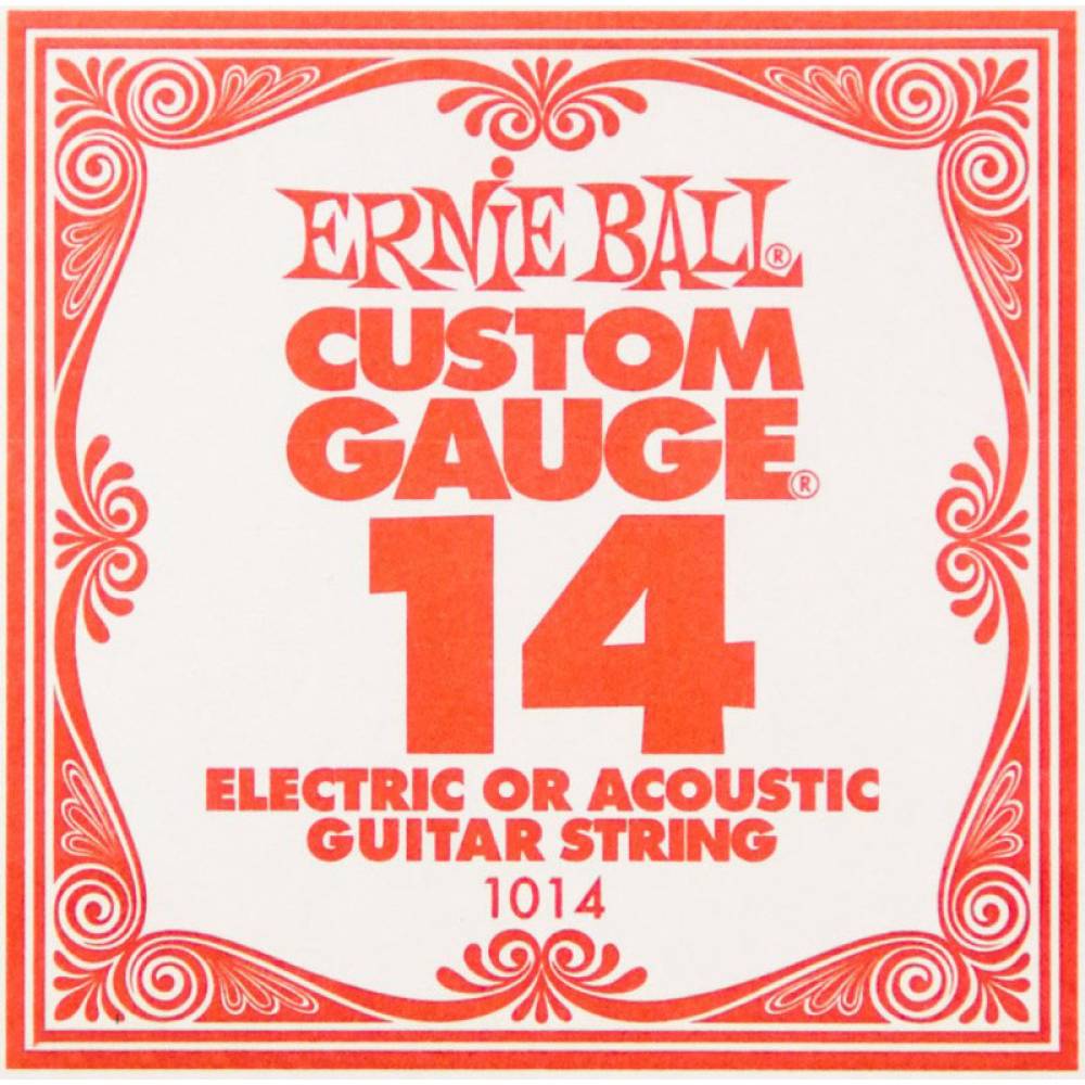 Струна Ernie Ball 1014 Plain Steel .014