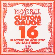 Струна Ernie Ball 1016 Plain Steel .016
