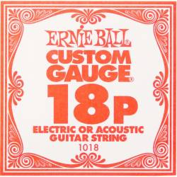 Струна Ernie Ball 1018 Plain Steel .018