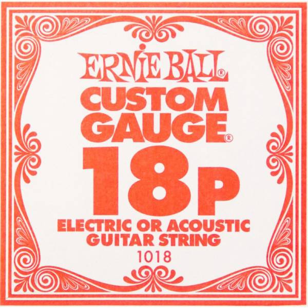 Струна Ernie Ball 1018 Plain Steel .018
