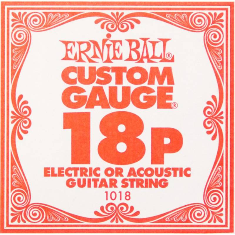 Струна Ernie Ball 1018 Plain Steel .018