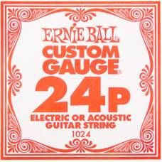 Струна Ernie Ball 1024 Plain Steel .024