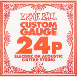 Струна Ernie Ball 1024 Plain Steel .024