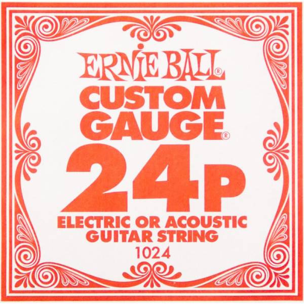 Струна Ernie Ball 1024 Plain Steel .024