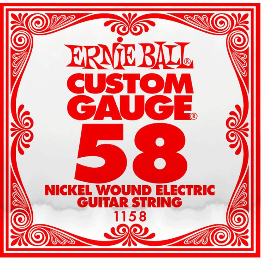 Струна Ernie Ball 1158 Nickel Wound .058