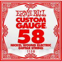 Струна Ernie Ball 1158 Nickel Wound .058