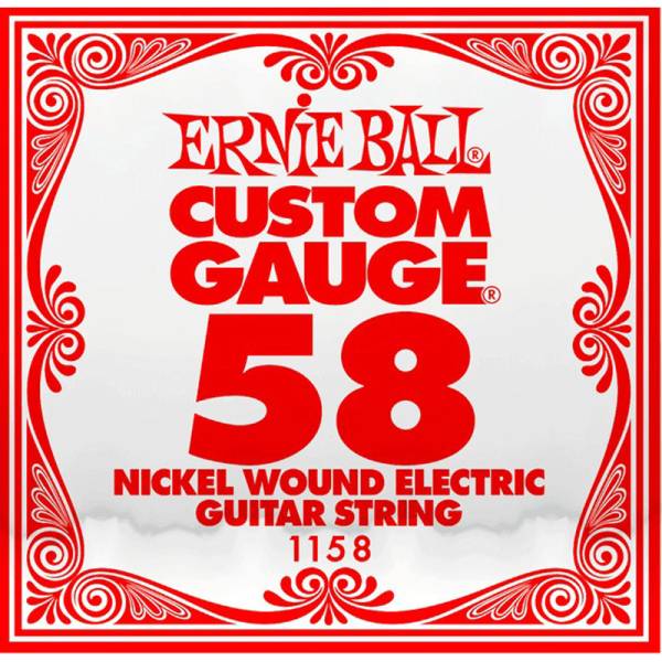 Струна Ernie Ball 1158 Nickel Wound .058