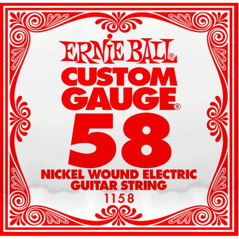 Струна Ernie Ball 1158 Nickel Wound .058