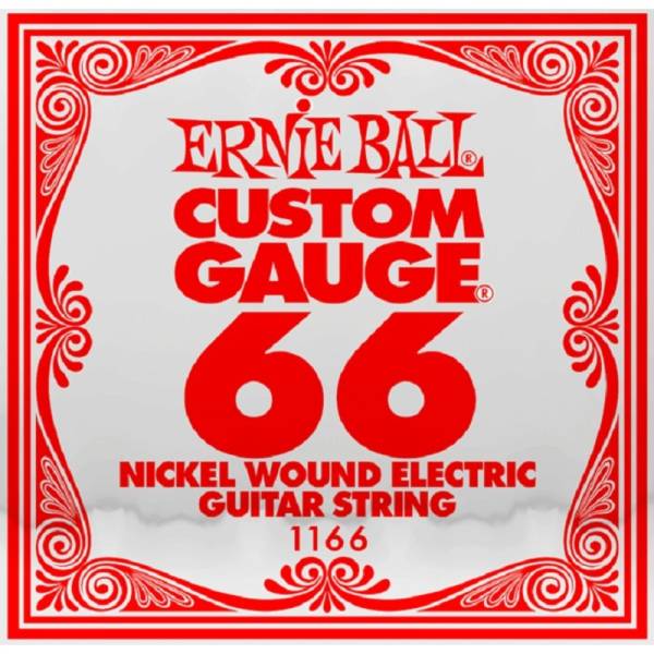 Струна Ernie Ball 1166 Nickel Wound .066