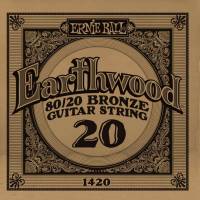 Струна Ernie Ball 1420 Earthwood 80/20 Bronze .020