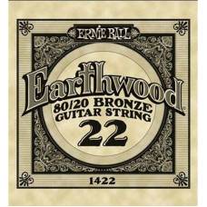 Струна Ernie Ball 1422 Earthwood 80/20 Bronze .022