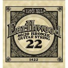 Струна Ernie Ball 1422 Earthwood 80/20 Bronze .022
