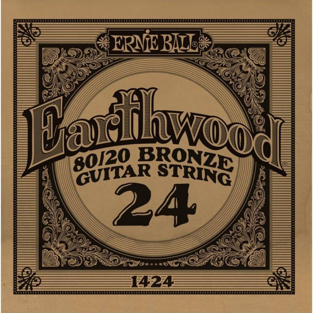 Струна Ernie Ball 1424 Earthwood 80/20 Bronze .024