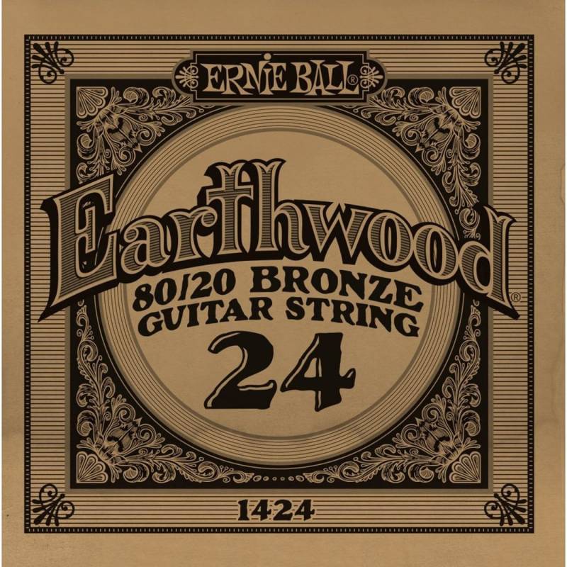 Струна Ernie Ball 1424 Earthwood 80/20 Bronze .024
