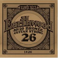 Струна Ernie Ball 1426 Earthwood 80/20 Bronze .026